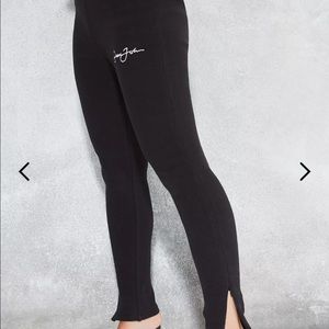 Sean John x Missguided Black Rib Leggings